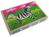 Wooden Jigsaw Puzzle Animals 4 in 1 Puzzle Box