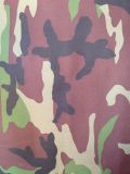 F-3# Red Brown Classic Camouflage Forest Printed Polyeter Fabric