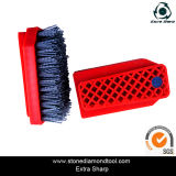 Silicon Carbide Abrasive Frankfurt Wire Brush for Stone with Steel Wire