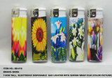 Electronic Disposable Gas Lighter With Wrap Shrink Film Picture (BD-818)