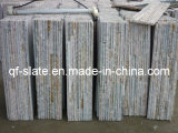 High Quality Honey Gold Slate Running Water Stone Cladding Tile