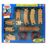 Wooden Toy-Thomas & Friends Wooden Railway Set - 5-in-1 Track Layout Pack (JY0854)