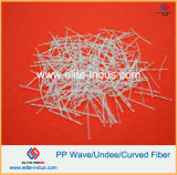 Concrete Fiber Reinforcement PP Curved Fiber Macro Fiber