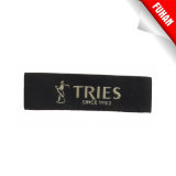 Customized China Direct Factory Garment Cloth Fabric Damask Woven Labels