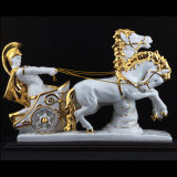Porcelain Carriage Figurine (YH0608-1 SIZE: 39.5x17x27cm)