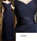 Elegant Cap Sleeve Chiffon Evening Dress/Ball Gown/Party Dress (AS2892)