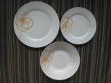 18-Piece Ceramic Dinnerware Set, Floral Design, Round Shape, Food and Dishwasher Safe
