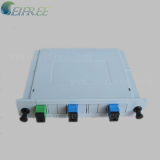PLC Optical Fiber Splitter with Plug-in Cassette Box
