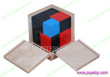 Montessori Material Sensorial Binomial Cube Wooden Toys