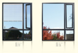 Aluminum and Glazed Casement Window with Side Fixed Window