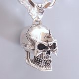 Sterling Silver Jewelry - Skull Design Pendant  (DNPK0226)