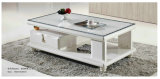 White Modern Marble Table for Living Room (8006)