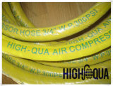 Superior Quality Cloth Surface Yellow Rubber Air Compressor Hose Made in China