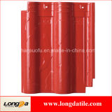 Deep Red Glazed Chinese Clay Roof Tiles L9009