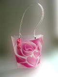 Plastic Flower Bags, Flower Carry Bags, Customized Printed Plants Carrier