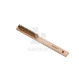The Newest Style Brass Wire Brush with Wooden Handle, Brush Steel Wire Brush Cleaning Brush (SJIE3075)