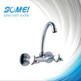 Double Handle Wall Mounted Kitchen Faucet (BM57707)