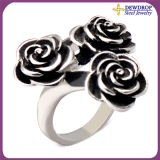 Stainless Steel Ring Women Flower Ring Fashion Ring Jewellery Wholesale