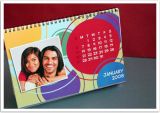 Custom High Quality Paper Desk Calendar with Photos