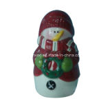 Porcelain Christmas Snowman for Kitchenware Ornament