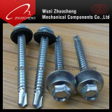 DIN7504 Hex Self Drilling Screws with Rubber Washer