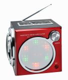 Colorful Mini Radio with Disco Light