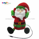 (FL-407) Plush Electronic Father Christmas Toy, Musical Gift Toy