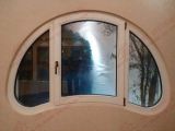 Oval Shape Aluminium Clad Wood Window (AW-ACW28)