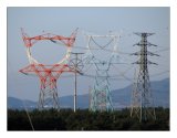 High Voltage Electric Power Transmission Tower