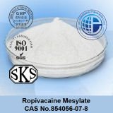 Good Quality Local Anesthetic Ropivacaine Mesylate (CAS 854056-07-8)