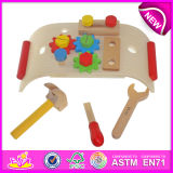 Wooden Pretend Play Tool to for Kids, DIY Wooden Toy Tool Toy for Children, Hot Sale New Design Garden Tools Toys W03D038