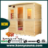New Luxury CE Certification Indoor Far Infrared Sauna Room (KL-4S)