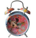 4 Inch Metal Alarm Clock with Special Case-Mikey
