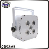 2015 New Promotion 6PCS 6 in 1 RGBWA UV Quad LED PAR Can Stage Lighting