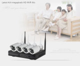 New Technology 4CH Wireless Outdoor WiFi IP Camera with NVR Kit, 960p 4CH WiFi NVR Kits CCTV Kits AV-Wi9504-960