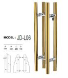 Stainless Steel Handle with Lock for Galss and Wooden Door (JD-L06)