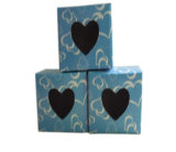 Printed Customized Paper Gift Box	with Heart Shape
