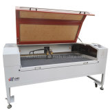 CO2 Fabric Leather Laser Cutting / Engraving Machine Double Head with Auto Laser Control (WZ16090DI)
