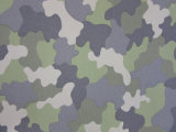 Camouflage Pattern PU Leather for Shoes and Bags (HX1405)