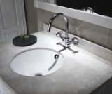Cupc Round Bathroom Porcelain Lavatory Sink for Marble Counter (SN037)