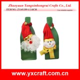 Christmas Decoration (ZY14Y399-1-2) Santa Claus Wine Bag