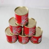 400g Canned Tomato Paste Flat Open