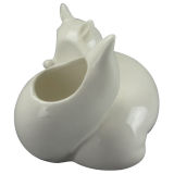 Animal Shaped Porcelain Craft, Ceramic Fox 6556