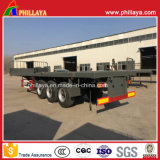 3 Axles Container Transport 40ft Flatbed Semi Trailer for Sale