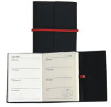 Black Elegant Supreme Quality Custom Business Notebook with Elestic (YY-N0006)