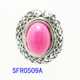 Fashion Jewelry Classic Style Resin Stone Fashion Ring Jewelry (SFR0509A)