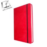 A6 Red Cover Notebooks Paper with Black Elastic Band for Cheap Wholesales