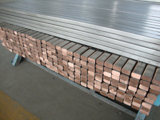 Titanium Copper Clad Round Bar Ti- Cu Clad Flat Bar Anode