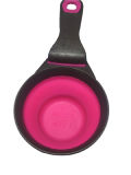 Wholesale Pink Silicon Soft Pet Bowl
