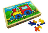Wooden Car 4 in 1 Puzzle Box, Jigsaw Puzzle